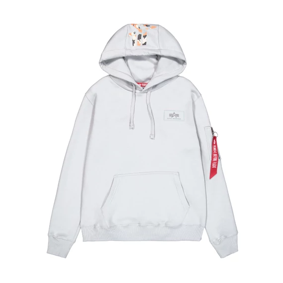 Back Print Hoodie - pastel grey