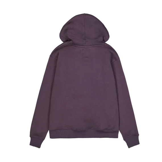 Basic Zip Hoody - plum