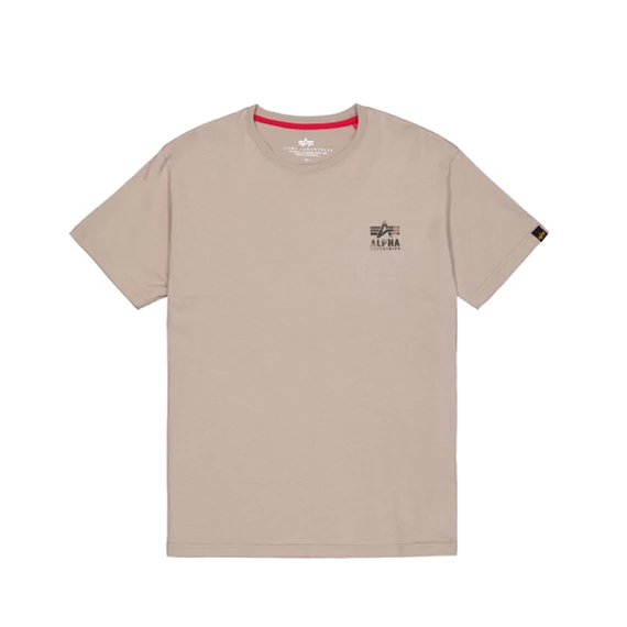 Camo Logo Puff Print BP T - vintage sand