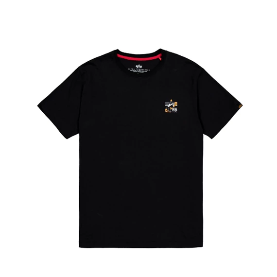 Camo Logo Puff Print BP T - black