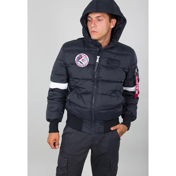 Hooded Puffer FD NASA - rep.blue