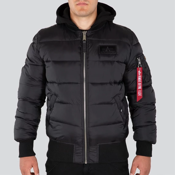 MA-1 ZH Backprint Puffer FD - black