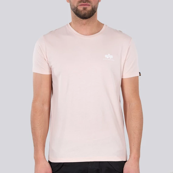 Backprint T - pale peach