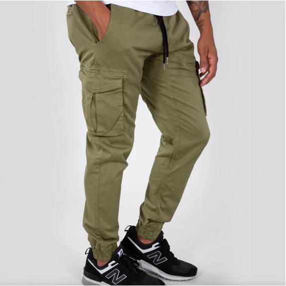 Cotton Twill Jogger - olive
