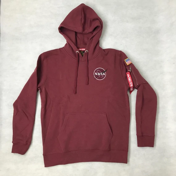 Space Shuttle Hoody - burgundy