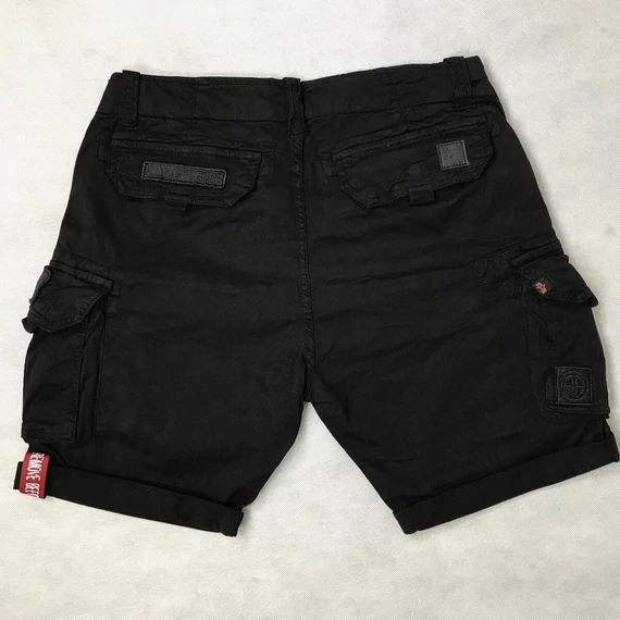 CREW SHORT PATCH - black/black