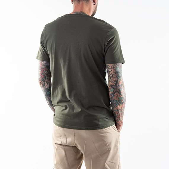 Basic T Reflective Print - dark olive
