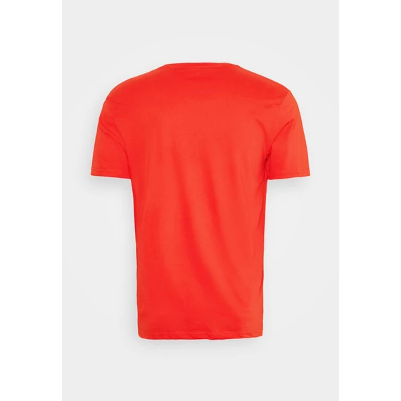 Basic T Small Logo - atomic red