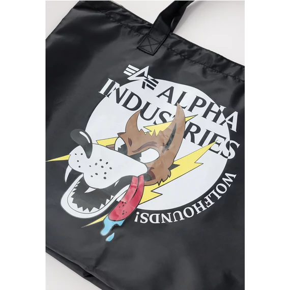 Wolfhounds Zip Shopper - black