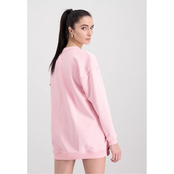 Basic Long Sweater OS Woman - pastel pink