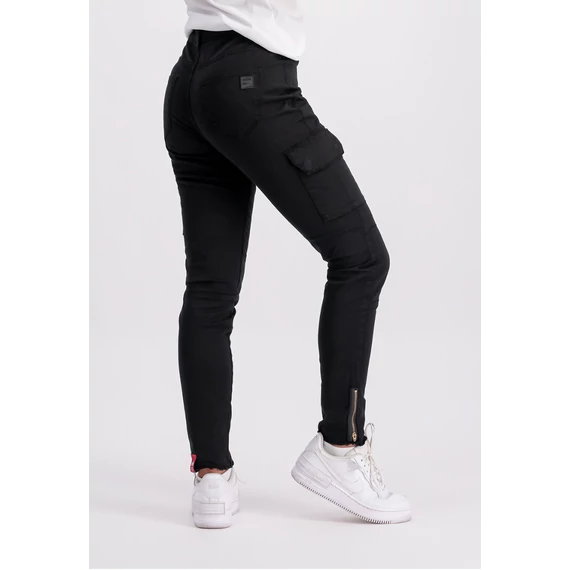 Cargo Zip Pant Woman - black