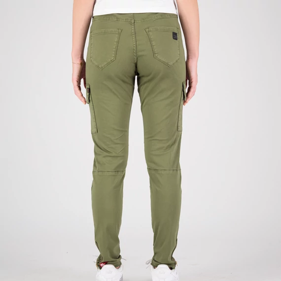 Cargo Zip Pant Woman - olive