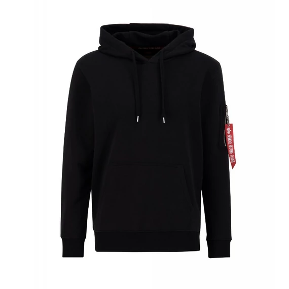 R Print Hoody - black