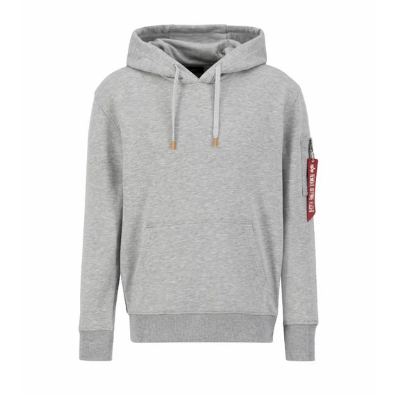 R Print Hoody - greyheather