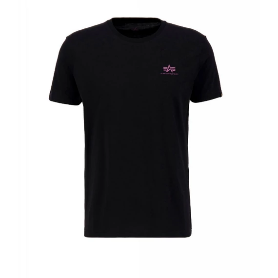 Backprint T - black/dark magenta