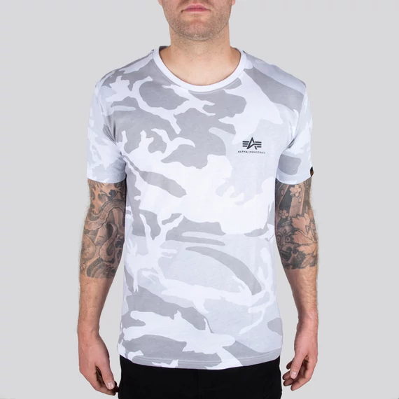 Backprint T Camo - white camo