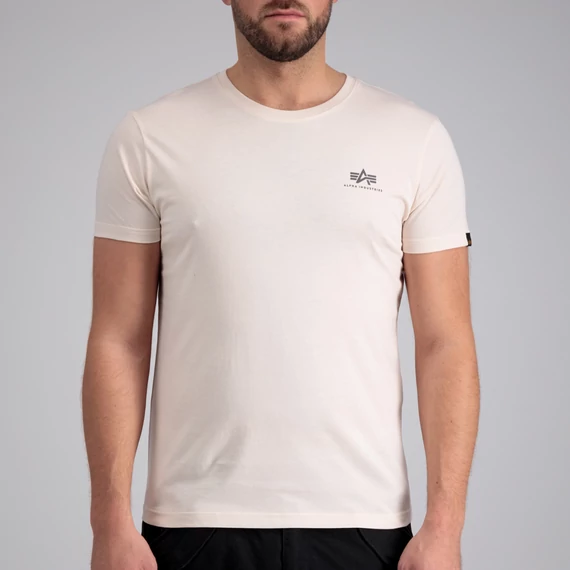 Backprint T - jet stream white