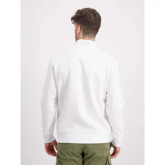 Half Zip Sweater SL - white