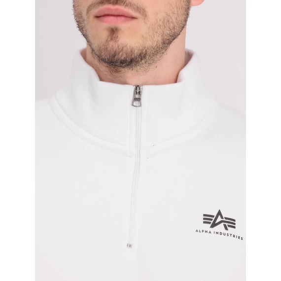 Half Zip Sweater SL - white