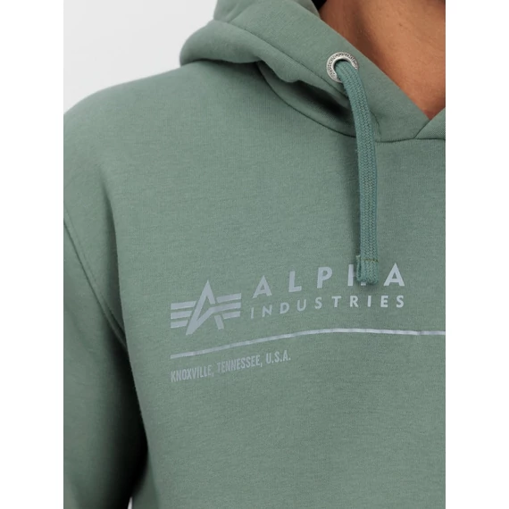 AI Reflective Hoody - vintage green
