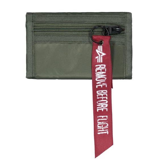 Crew Wallet II - sage green