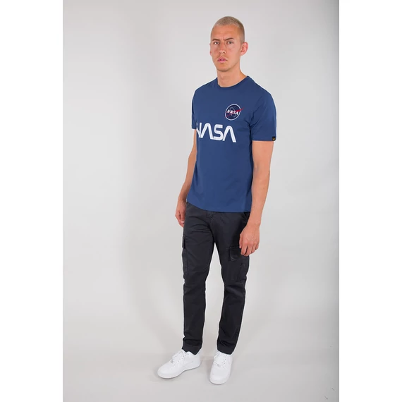 NASA Reflective T - nasa blue