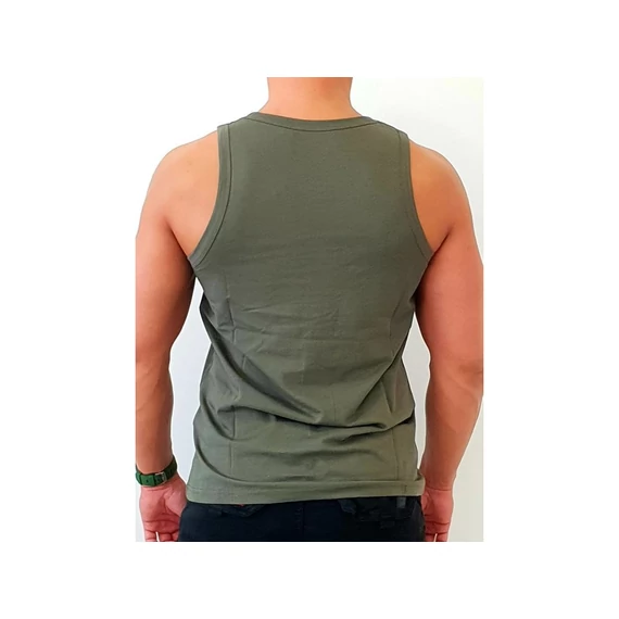 Small Logo Tank - dark olive
