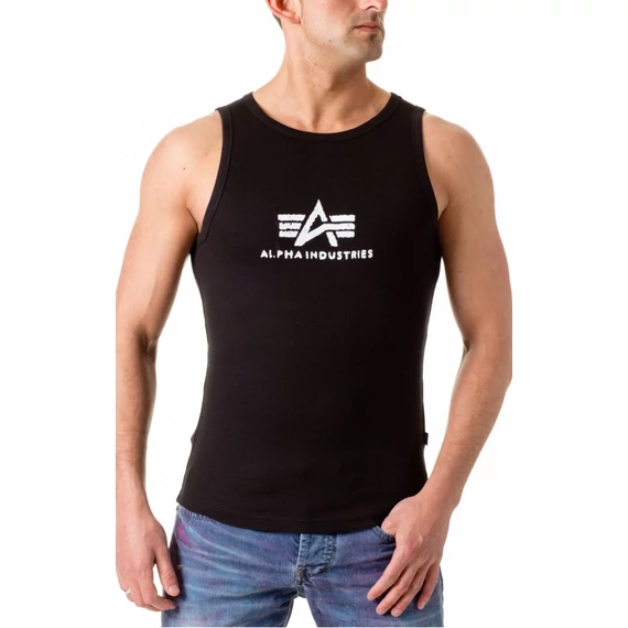 Logo Tank - black/white