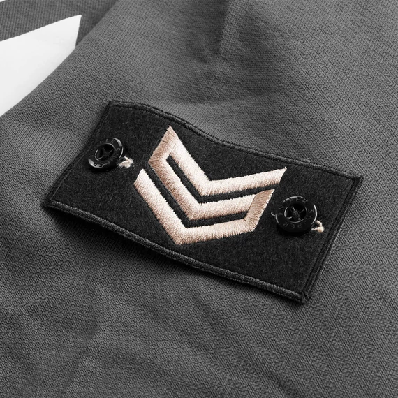 Commander Zip Hoody - steel grey