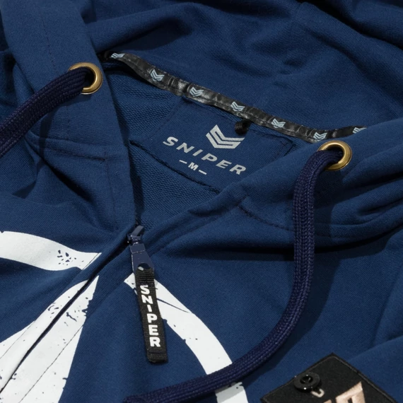 Star Zip Hoody - dark blue