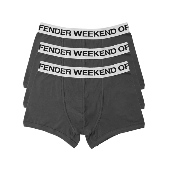 Boxer Shorts Pack Of 3 - dark charcoal