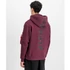 Back Print Hoodie - dark cherry