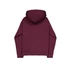 Basic Hoodie Small Logo - dark cherry