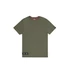 Label Backprint T-Shirt - dark olive