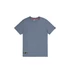 Label Backprint T-Shirt - denim blue