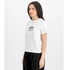 Basic Big Logo Puff Print T-Shirt Women - white