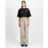 Basic Small Logo Cropped PP T-Shirt Women - black