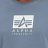 Satin Logo T - denim blue
