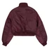MA-1 Cropped Bomber Jacket Women - dark cherry