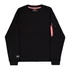 Label Sweashirt Backprint - black