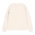 Alpha Reflective Print Sweater - vintage white