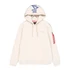 Back Print Hoodie - vintage white