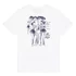 Aloha Back Print T-Shirt - white