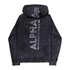 Backprint Vintage Hoodie - black