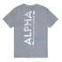 Vintage Backprint T-Shirt - denim blue