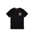 Aloha Back Print T-Shirt - black