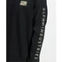 Camo Sleeve Crewneck - black