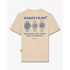 FW25 T-Shirt Backprint DIFFERENT TIMEZONES - Sand brown