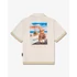 SS25 Backprint Shirt with Stripes, Poster Filou CXVIII. - Pearl white