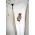 SS25 Embroidered Zip Hoodie Filou CXVIII. - Pearl white